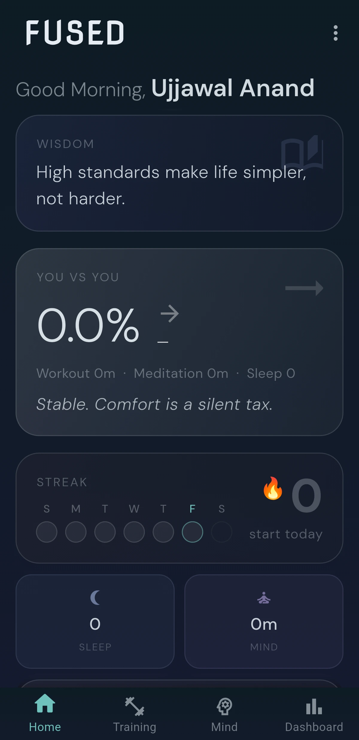 Home Screen